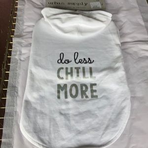 Dog sweatshirt size large.